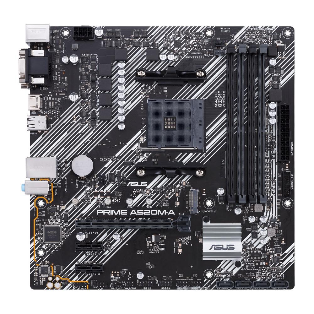 Placa de baza Asus PRIME A520M-A, Socket AM4