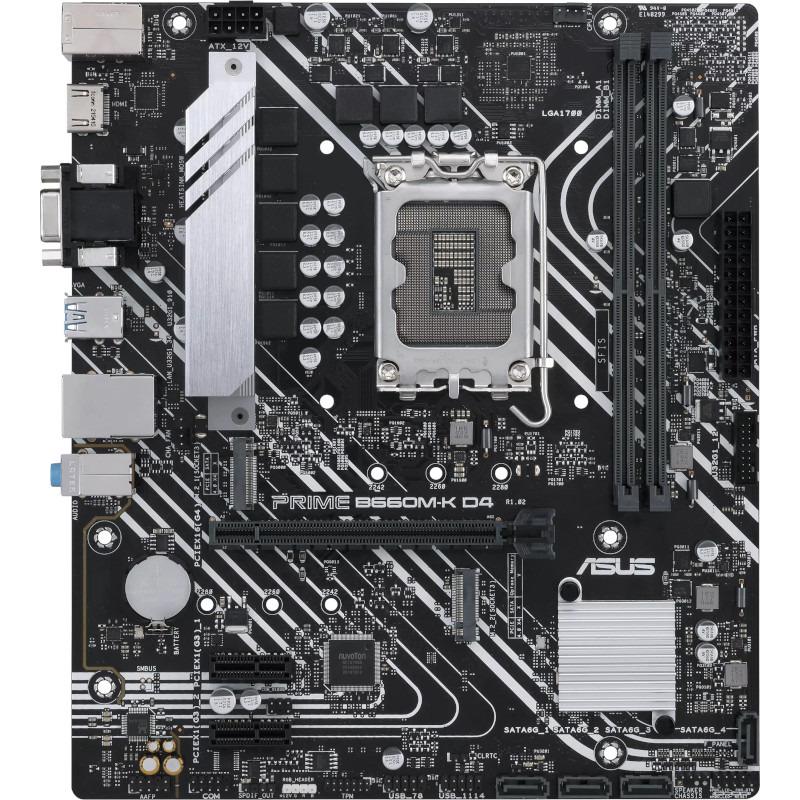 Placa de baza Asus PRIME B660M-K D4, LGA 1700