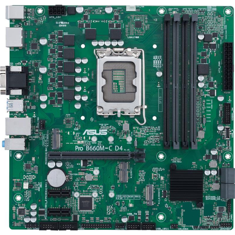 Placa de baza Asus PRO B660M-C D4-CSM, LGA 1700