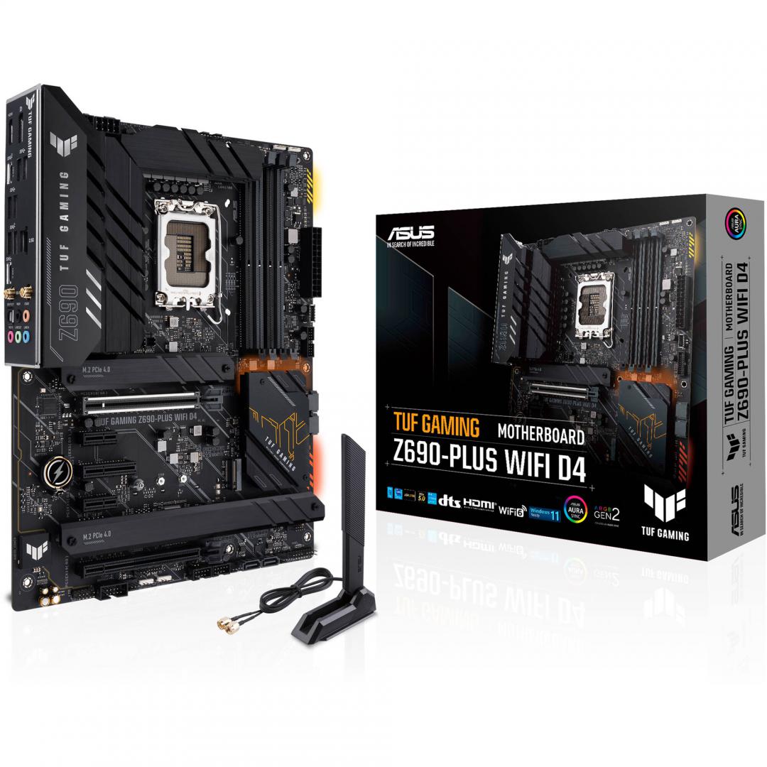 Placa de baza Asus TUF GAMING Z690-PLUS WIFI D4, Socket 1700