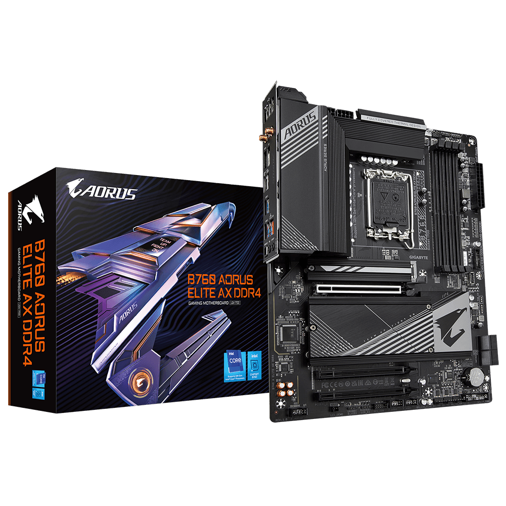 Placa de baza Gigabyte B760 AORUS ELITE AX DDR4 LGA1700