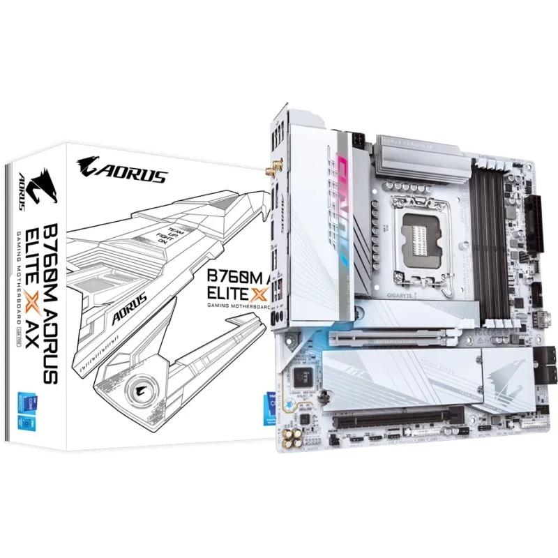 Placa de baza GIGABYTE B760M AORUS ELITE X AX LGA1700