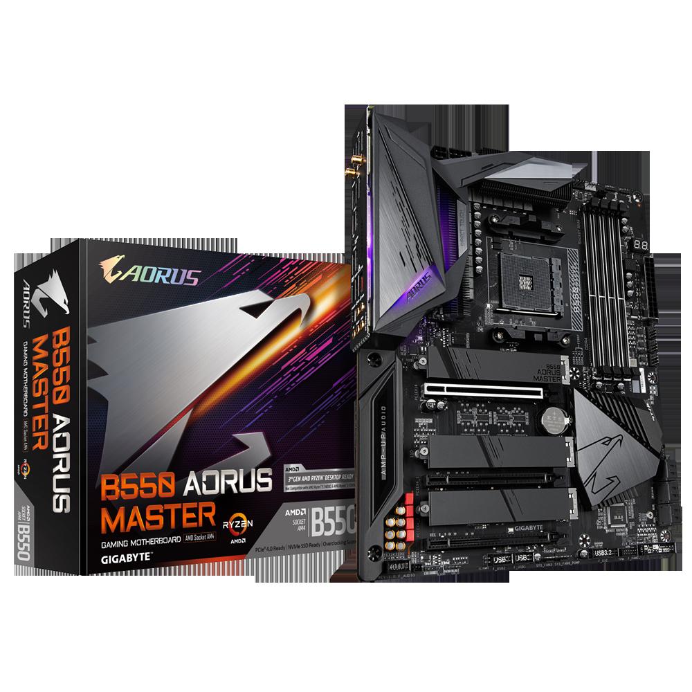 Placa de baza Gigabyte B550 AORUS MASTER, Socket AM4