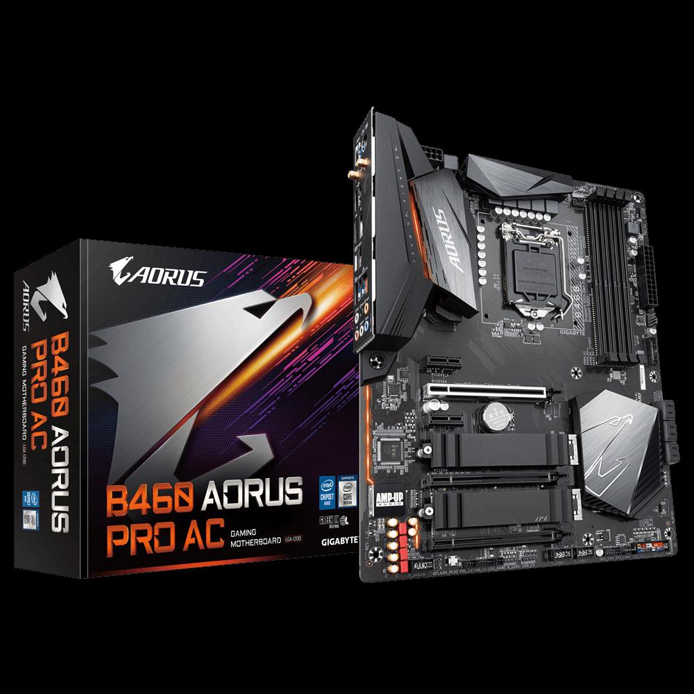 Placa de baza Gigabyte B460 AORUS PRO AC, Socket 1200