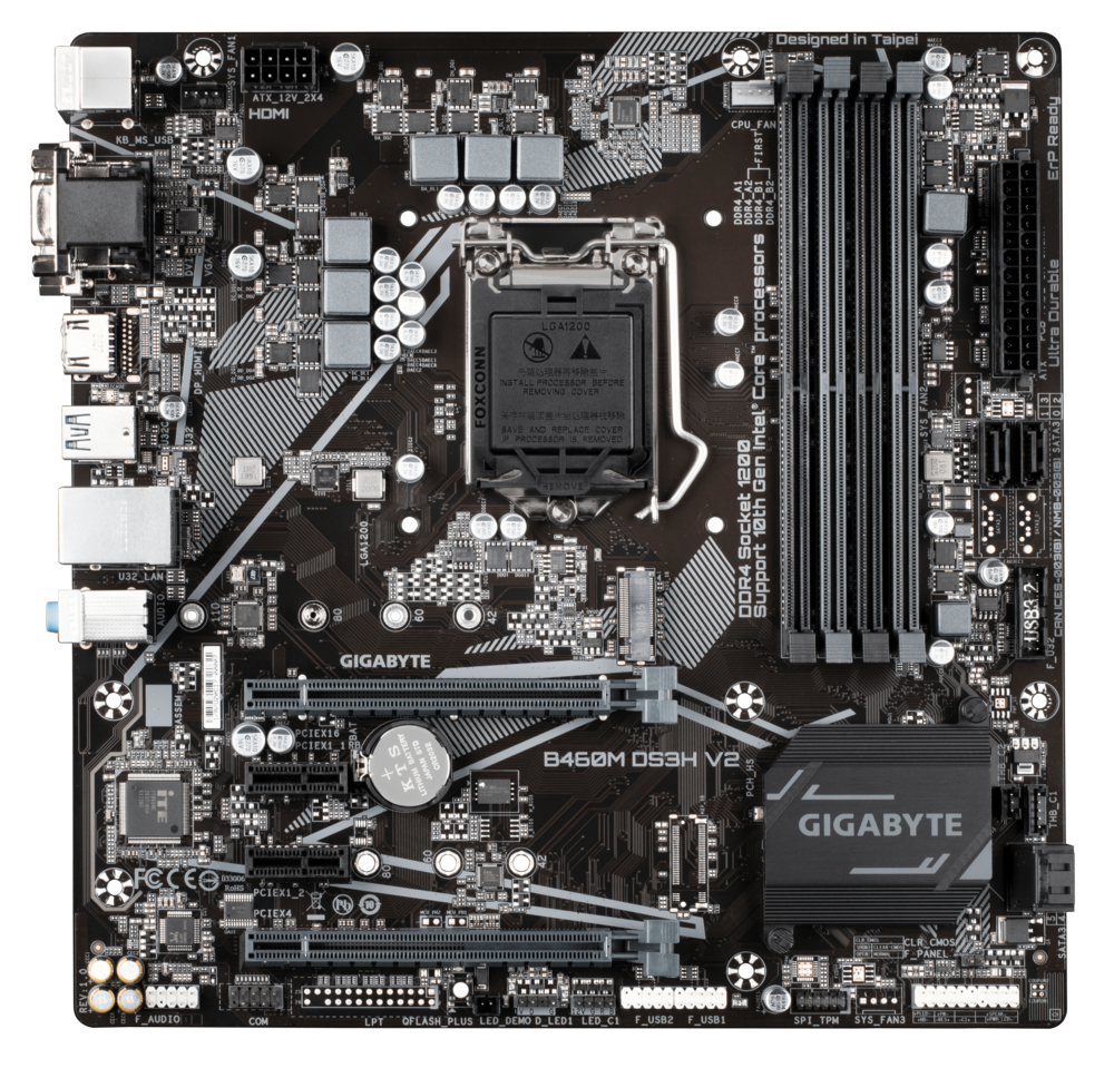 Placa de baza Gigabyte B460M DS3H V2, Socket 1200