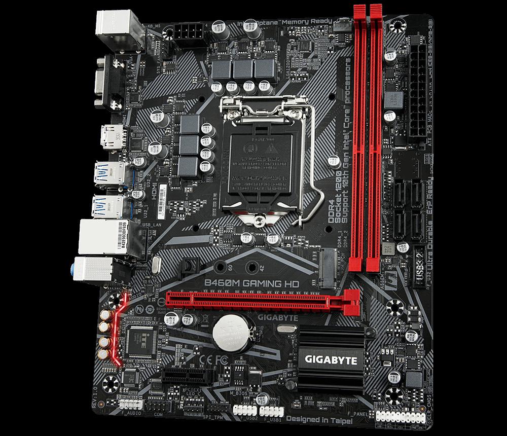 Placa de baza Gigabyte B460M GAMING HD, Socket 1200