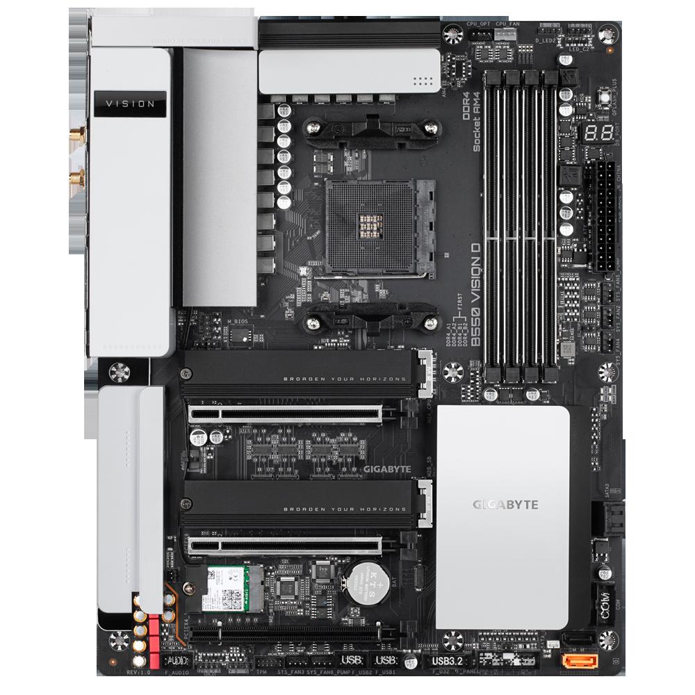 Placa de baza Gigabyte B550 VISION D, Socket AM4