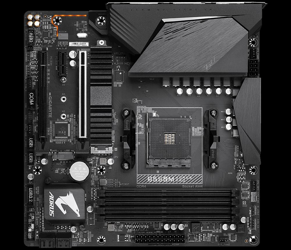 Placa de baza Gigabyte B550M AORUS PRO, Socket AM4