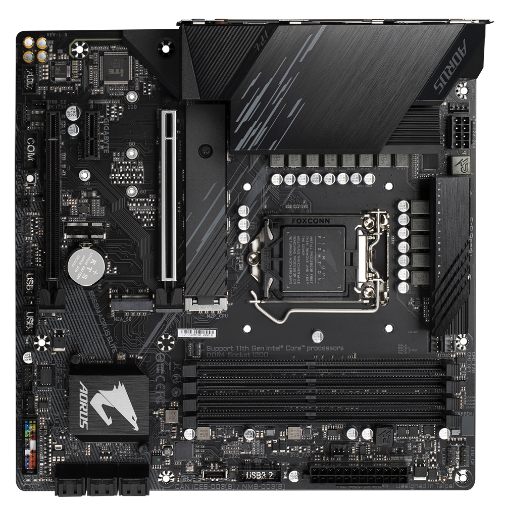 Placa de baza Gigabyte B560M AORUS ELITE, LGA 1200