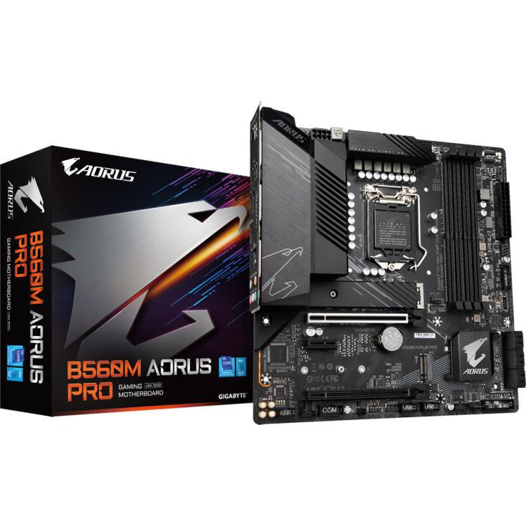 Placa de baza Gigabyte B560M AORUS PRO, LGA 1200