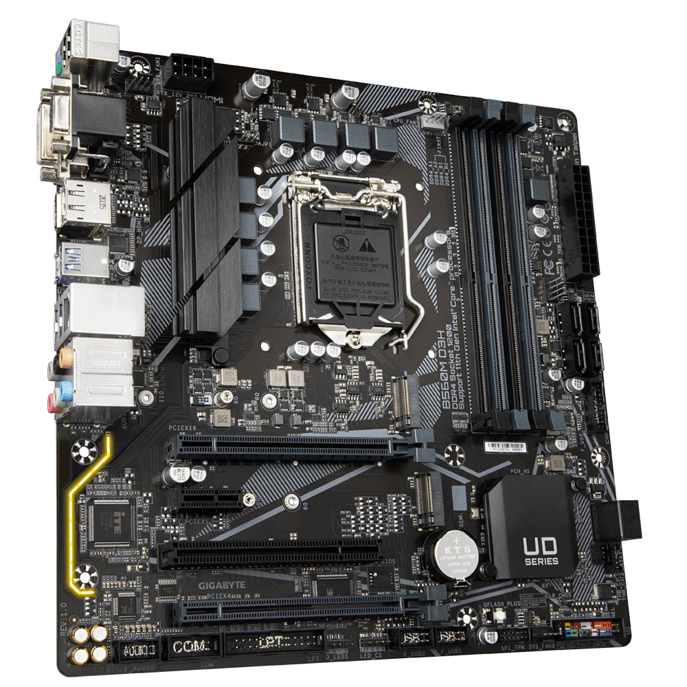 Placa de baza Gigabyte B560M D3H, Socket 1200