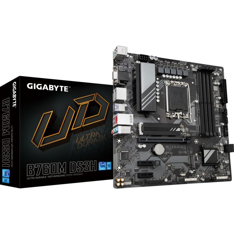 Placa de baza GIGABYTE B760M DS3H DDR5 (rev. 1.0) LGA1700