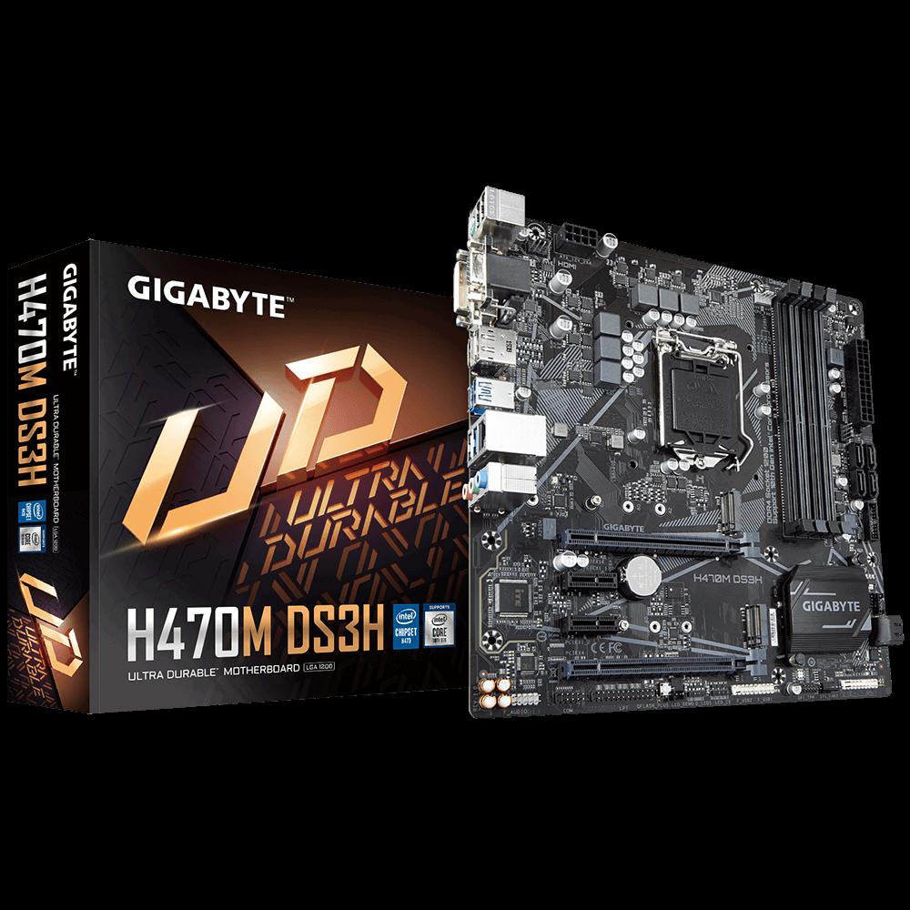 Placa de baza Gigabyte H470M DS3H, Socket 1200