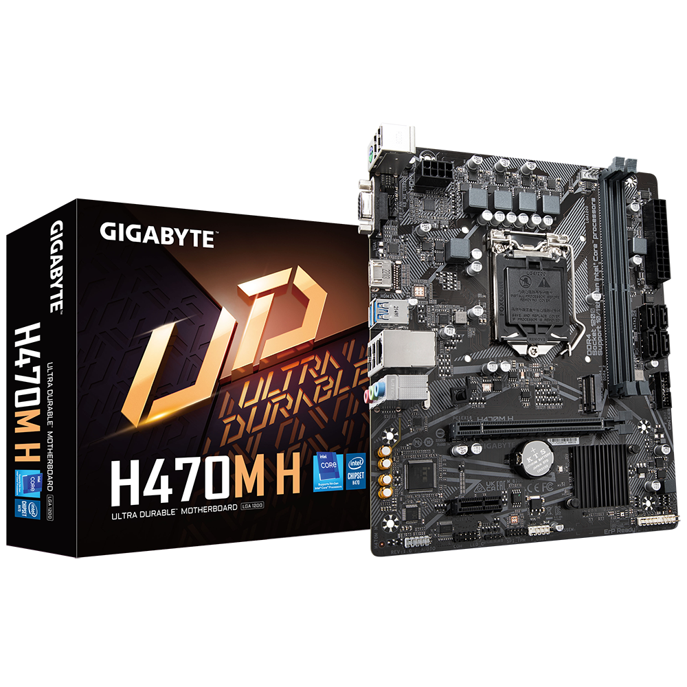 Placa de baza Gigabyte H470M H LGA1200