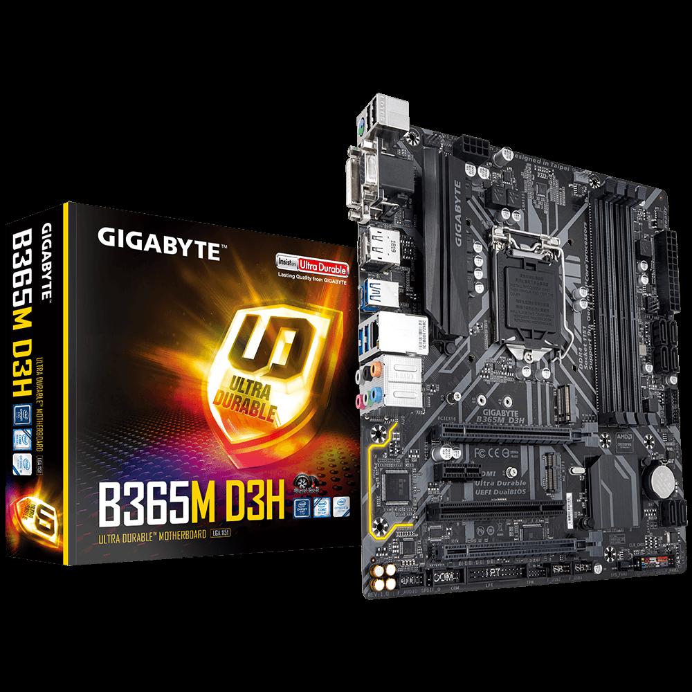 Placa de baza Gigabyte B365M D3H, Socket 1151