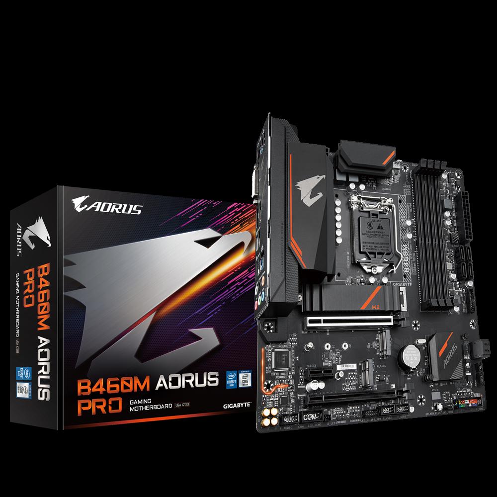 Placa de baza Gigabyte B460M AORUS PRO, Socket 1200