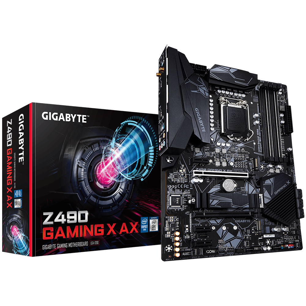 Placa de baza Gigabyte Z490 GAMING X AX, Socket 1200