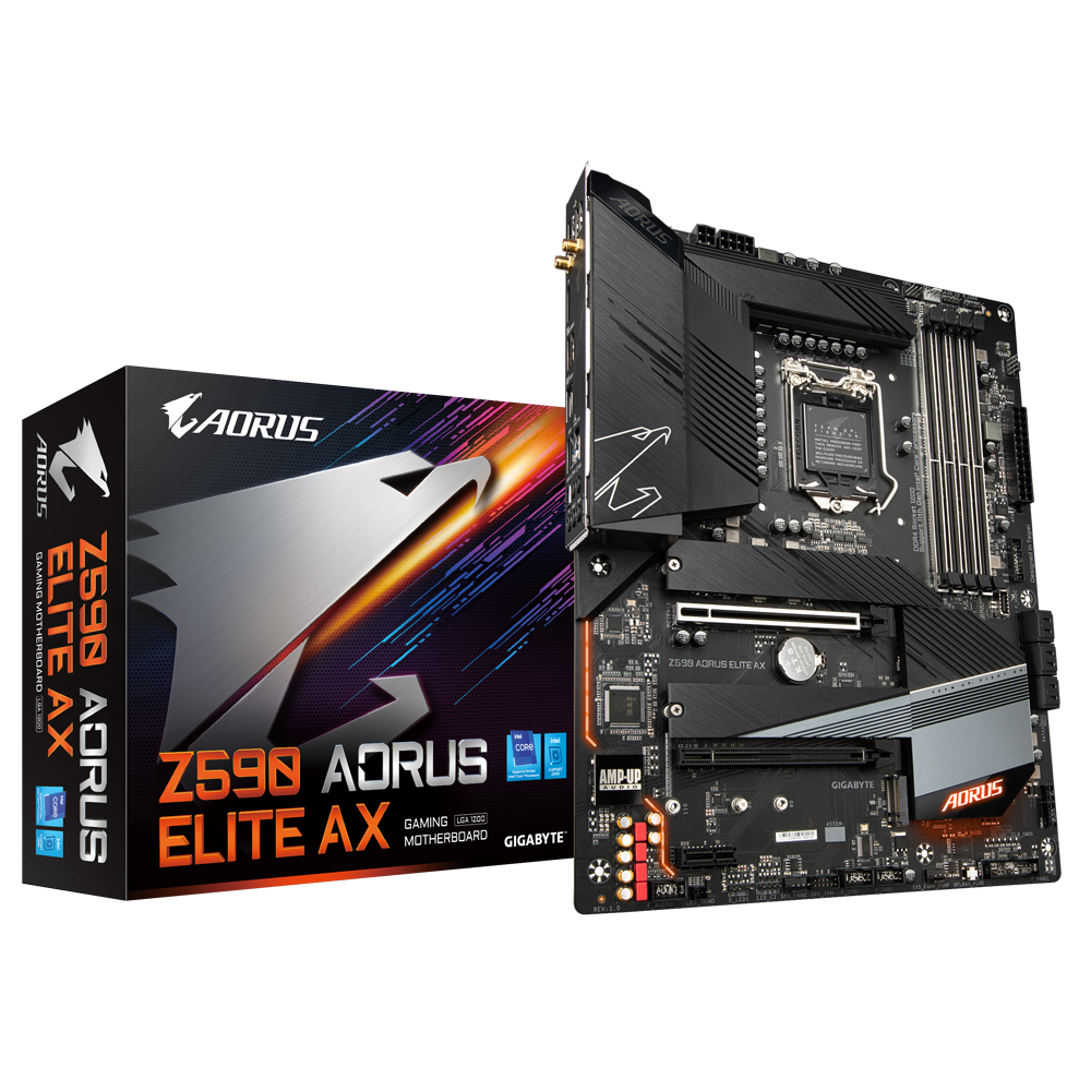 Placa de baza Gigabyte Z590 AORUS ELITE AX, Socket 1200