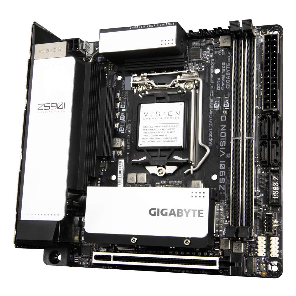 MB GIGABYTE Z590I VISION D