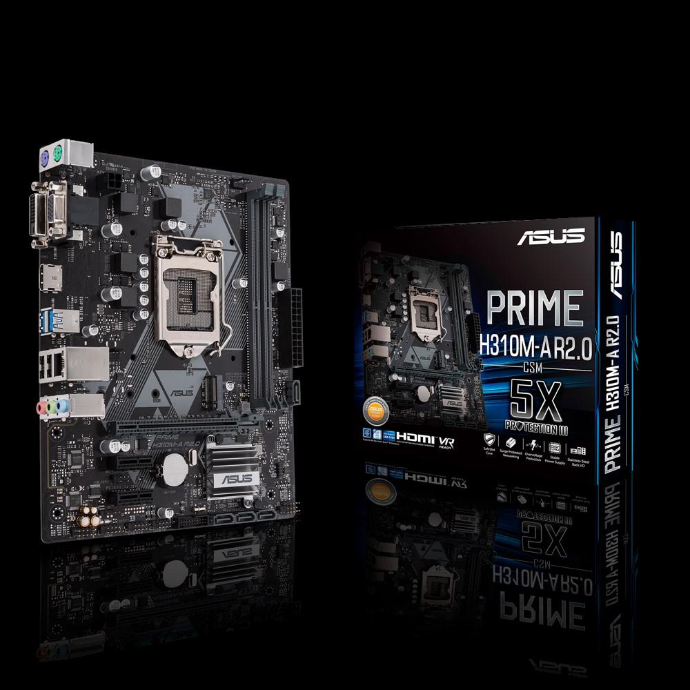 Placa de baza ASUS PRIME H310M-A R2.0/CSM, Socket 1151