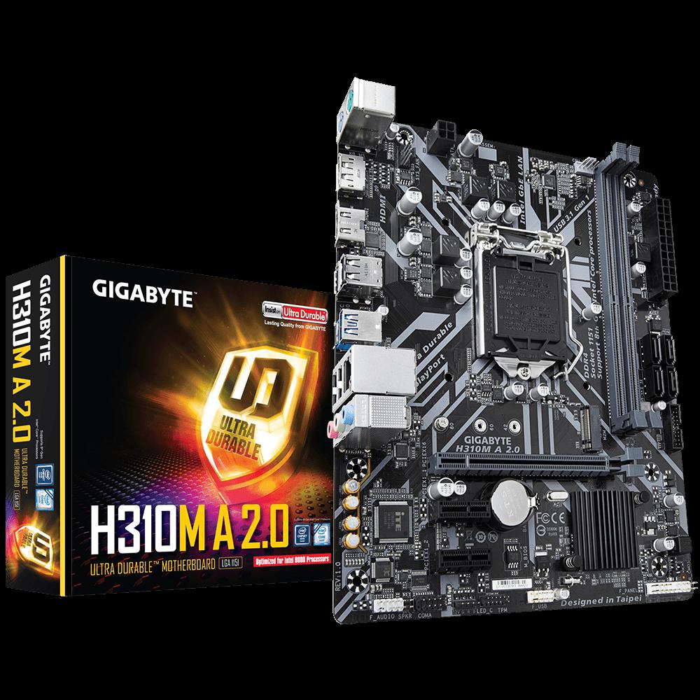 Placa de baza GIGABYTE H310M A 2.0, Socket 1151