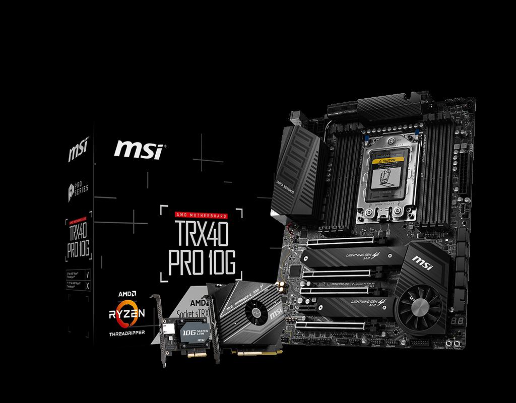 Placa de baza MSI TRX40 PRO 10G, Socket sTRX4