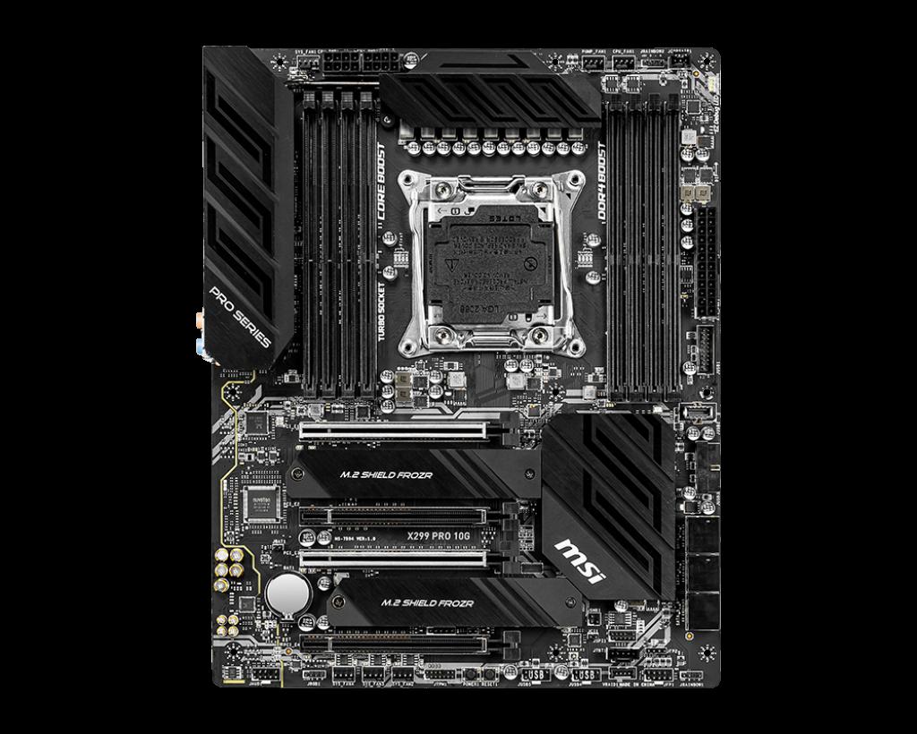 Placa de baza MSI X299 PRO 10G, Socket 2066