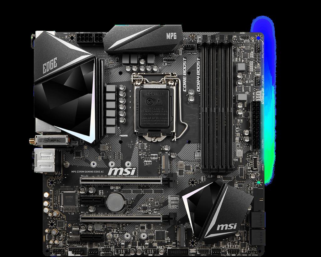 Placa de baza MSI MPG Z390M GAMING EDGE AC, Socket 1151