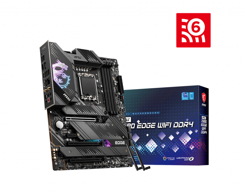 Placa de baza MSI Z690 EDGE WIFI DDR4, LGA 1700