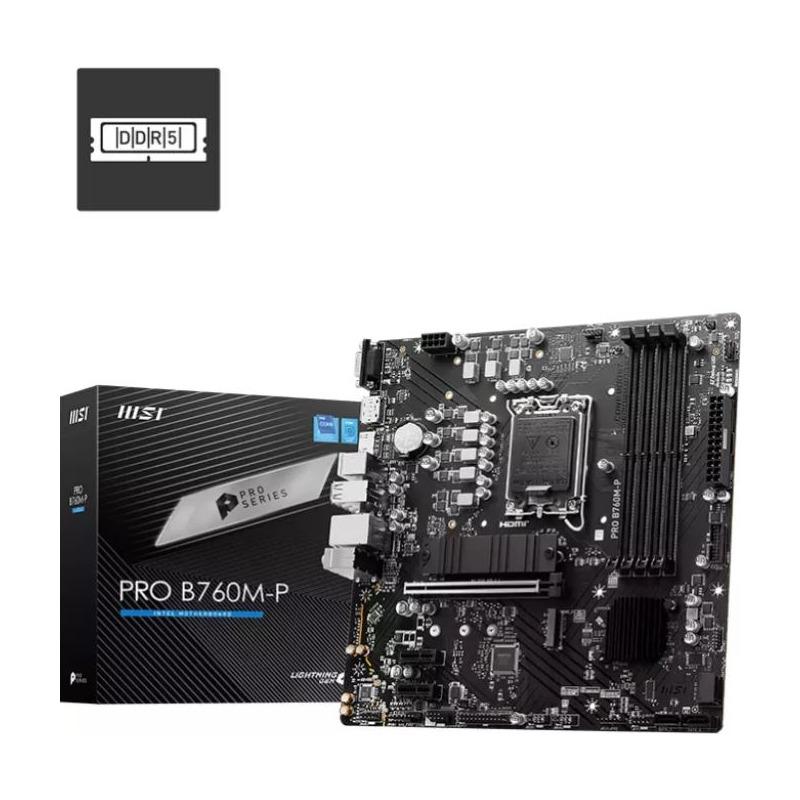 Placa de baza MSI PRO B760M-P LGA1700