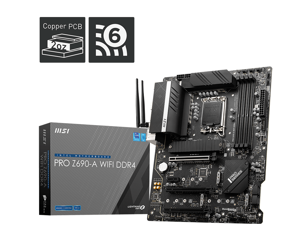 Placa de baza MSI PRO Z690-A WIFI, LGA 1700