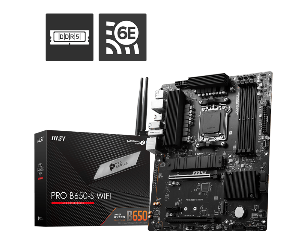 Placa de baza MSI PRO B650-S WIFI AM5