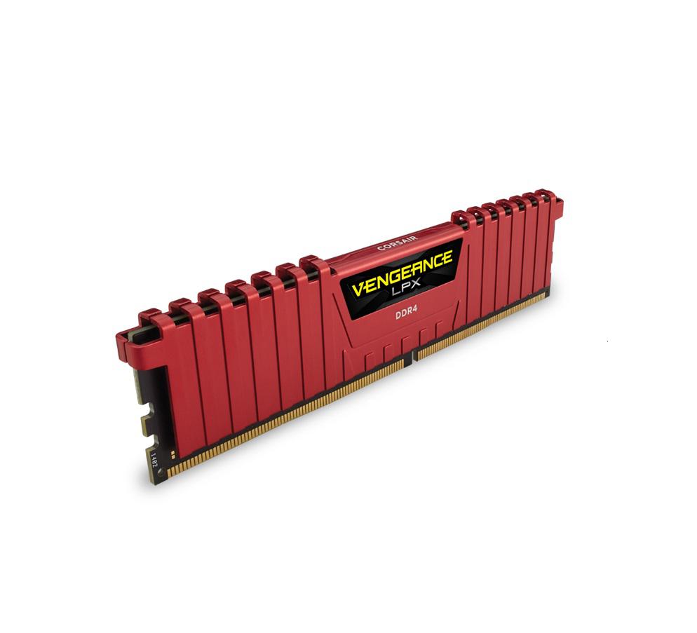 Memorie RAM Corsair Vengeance LPX Red, DIMM, DDR4, 32GB (2x16GB), CL15, 3000MHz