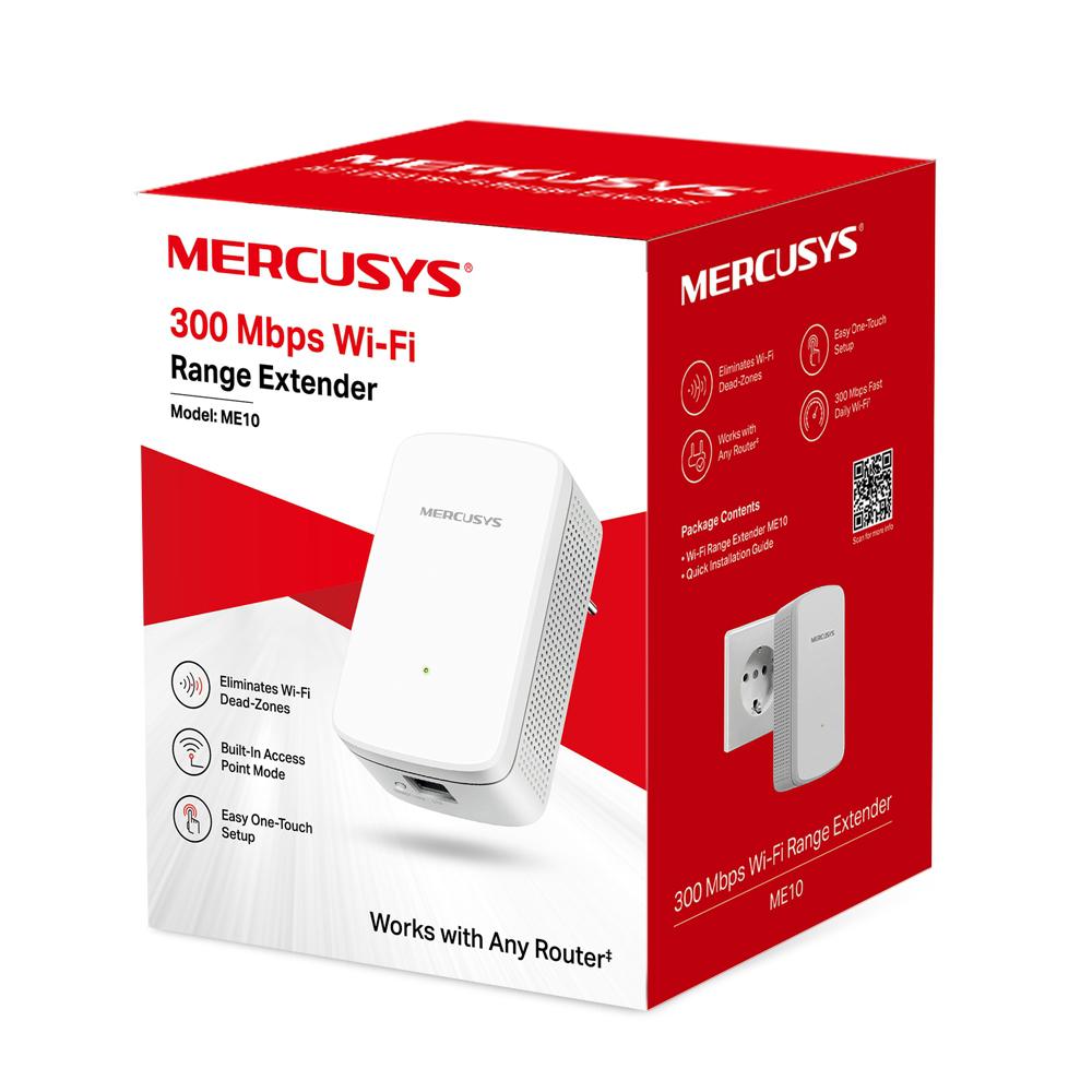 Range Extender Wi-Fi Mercusys ME10, 300Mbps