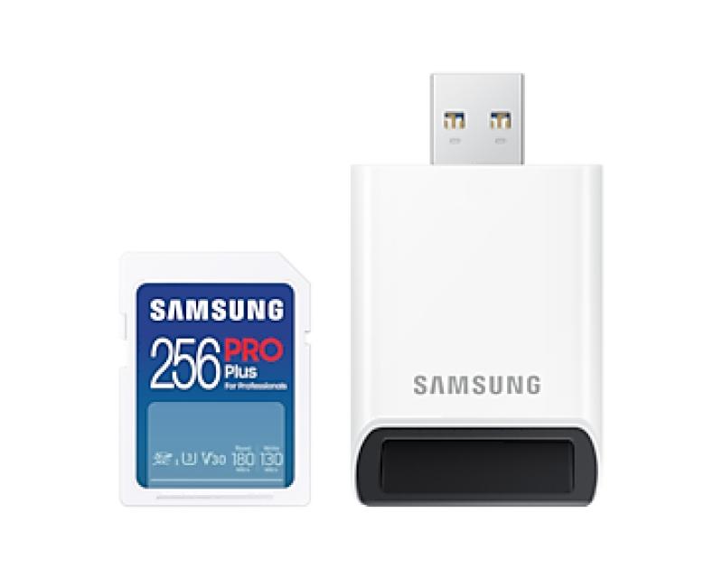 Card MICROSD PRO PLUS 256GB CL10 CARD READER