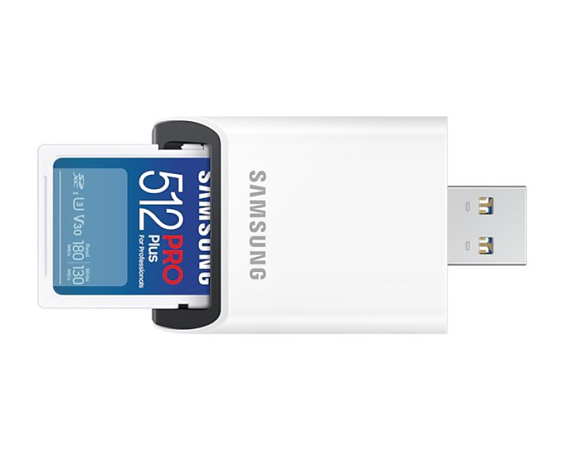 Card de Memorie Samsung PRO PLUS 512GB CL10 USB ADAPTER