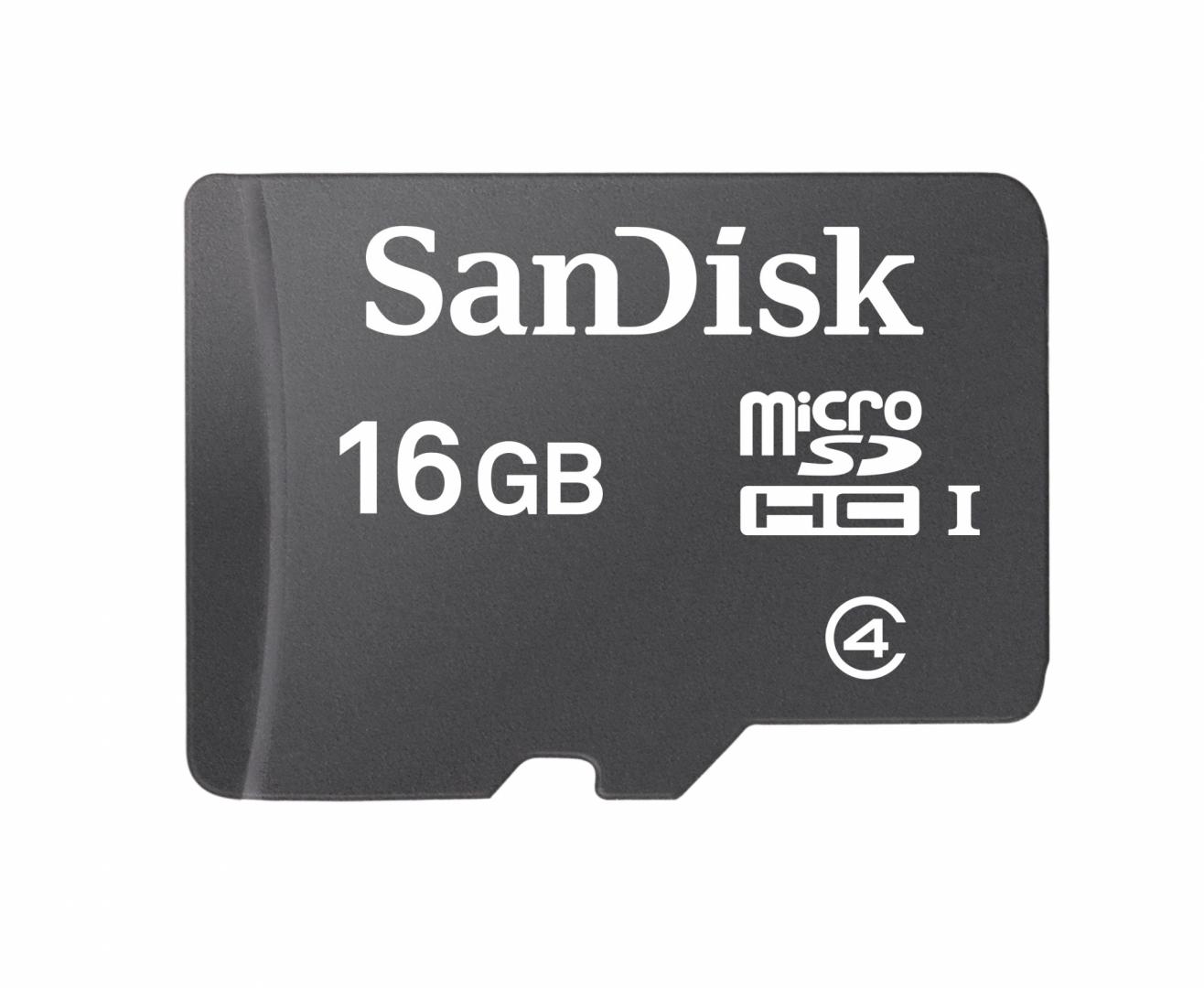 Card de Memorie SanDisk MicroSD, 16GB, Class 4