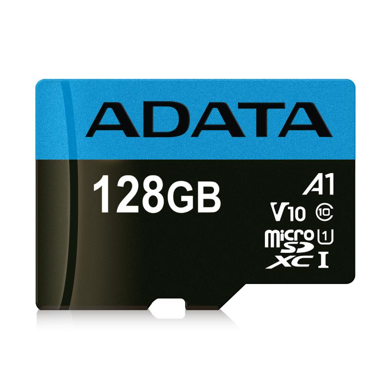 Card de Memorie MicroSD Adata Premier, 128GB, Adaptor SD, Class 10