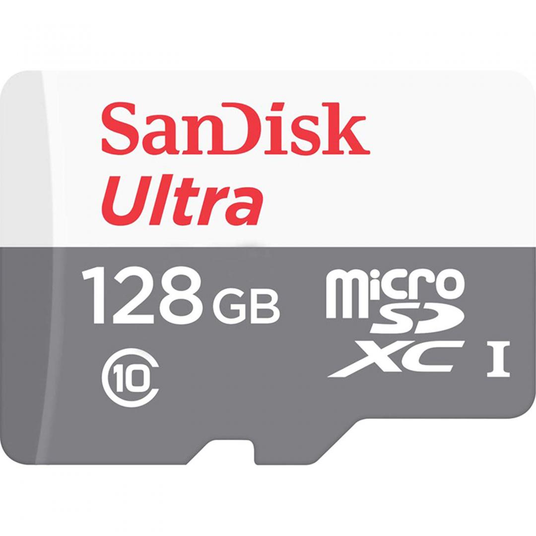 Card de Memorie MicroSD SanDisk Ultra, 128GB, Class 10