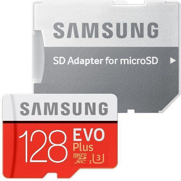 Card de Memorie MicroSDXC Samsung EVO, 128GB, Adaptor SD, Class 10