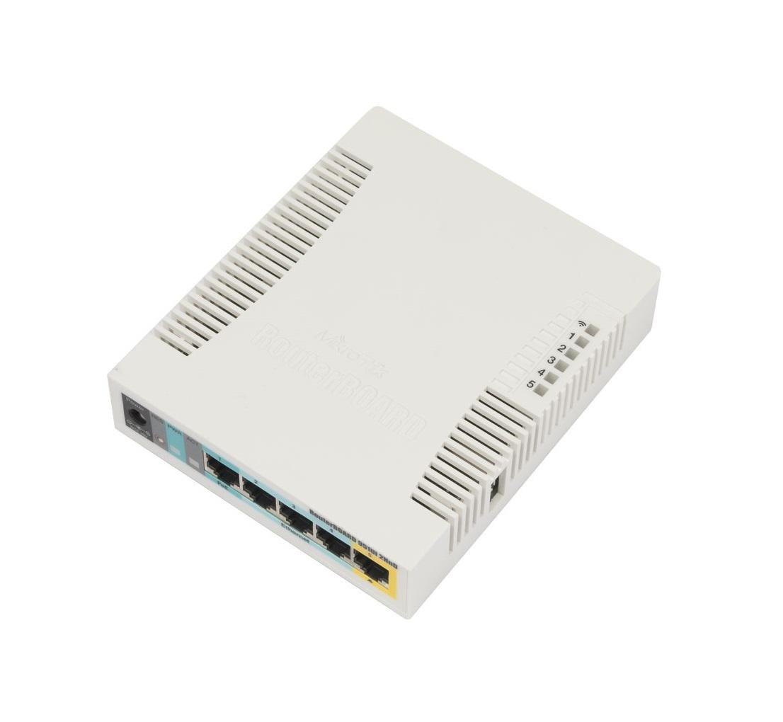 WIRELESS ACCESS POINT MIKROTIK RB951UI-2HND, 5xLAN Fast Ethernet ,1xUSB2.0, PASSIVE POE IN/OUT