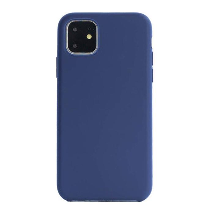 Mobico / Husa de protectie tip Cover din Silicon Slim pentru iPhone 11 Albastru