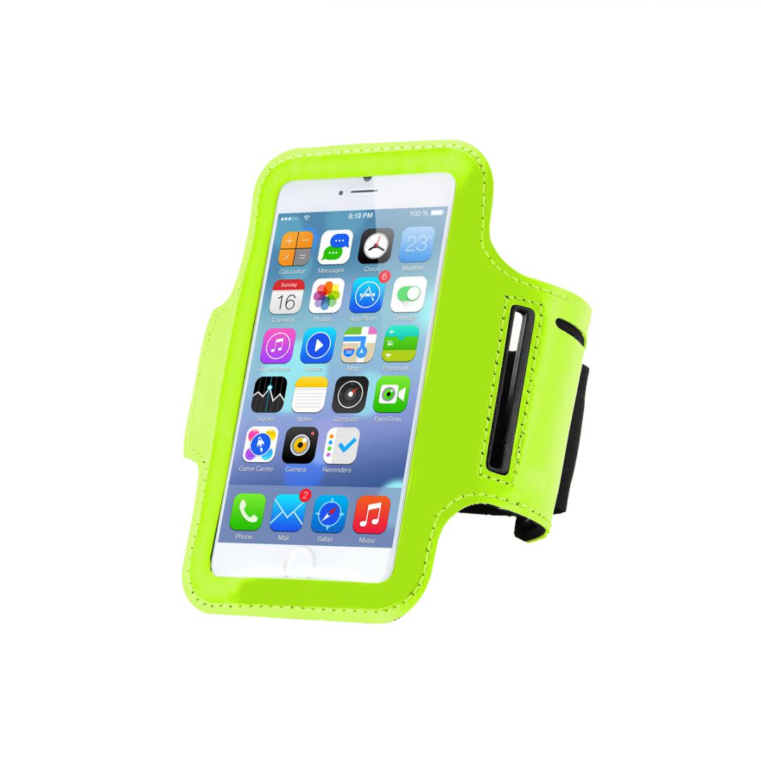 Armband Serioux pentru smartphone, dimensiuni maxime 8x14cm, culoare verde lime