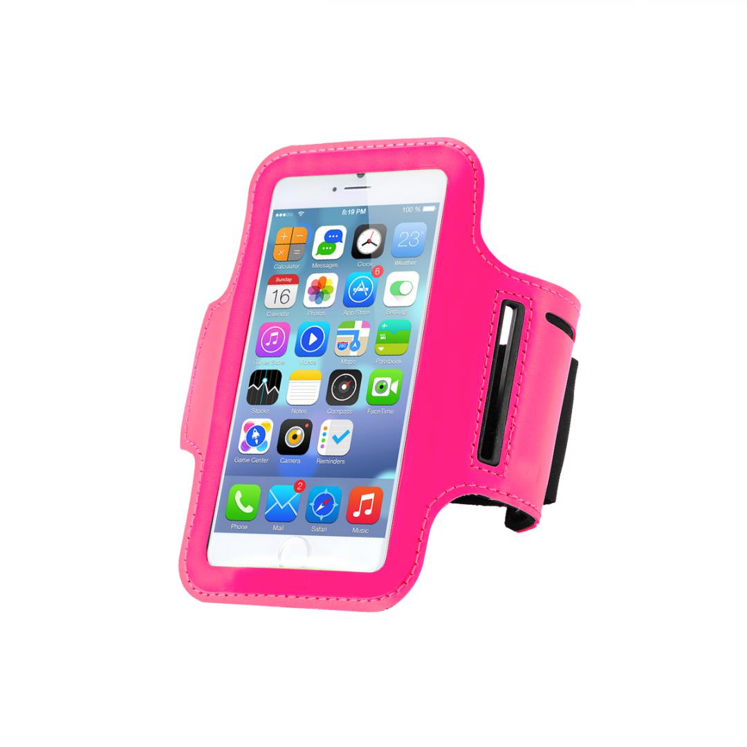 Armband Serioux pentru smartphone, dimensiuni maxime 8x14cm, culoare roz