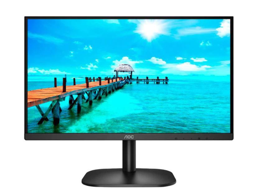 MONITOR AOC 24B2XH/EU 23.8 inch, Panel Type: IPS, Backlight: WLED ,Resolution: 1920x1080, Aspect Ratio: 16:9, Refresh Rate:75Hz, Responsetime GtG: 4 ms, Brightness: 250 cd/m², Contrast (static): 1000:1,Contrast (dynamic): 20M:1, Viewing angle: 178/178, Color Gamut( NTSC/sRGB/Adobe RGB/DCI-P3)