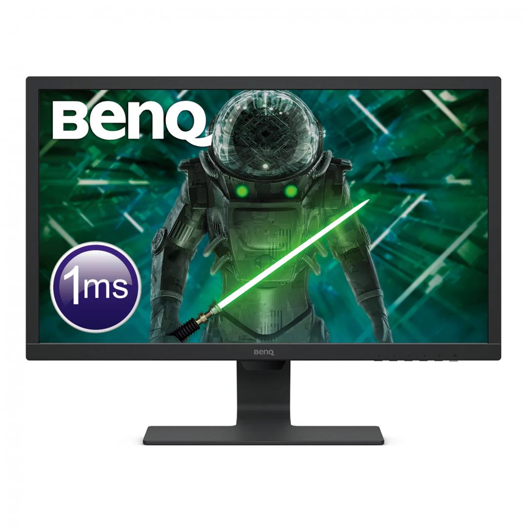 MONITOR BENQ GL2480E 24 inch, Panel Type: TN, Backlight: LED backlight ,Resolution: 1920x1080, Aspect Ratio: 16:9, Refresh Rate:60Hz/75Hz(HDMI), Response time GtG: 1ms(GtG), Brightness: 250 cd/m², Contrast(static): 1000:1, Contrast (dynamic): 12M:1, Viewing angle: 170°/160°,Color Gamut