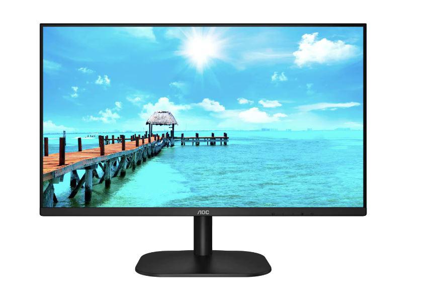 MONITOR AOC 27B2H/EU 27 inch, Panel Type: IPS, Backlight: WLED ,Resolution: 1920x1080, Aspect Ratio: 16:9, Refresh Rate:75Hz, Responsetime GtG: 4 ms, Brightness: 250 cd/m², Contrast (static): 1000:1,Contrast (dynamic): 20M:1, Viewing angle: 178/178, Color Gamut(NTSC/sRGB/Adobe RGB/DCI-P3)