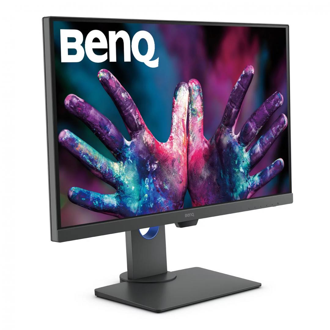 MONITOR BENQ PD2705Q 27 inch, Panel Type: IPS, Backlight: LED backlight ,Resolution: 2560x1440, Aspect Ratio: 16:9, Refresh Rate:60Hz, Responsetime GtG: 5ms(GtG), Brightness: 250 cd/m², Contrast (static): 1000:1,Viewing angle: 178°/178°, Color Gamut (NTSC/sRGB/Adobe RGB/DCI-P3): 100%sRGB;100%