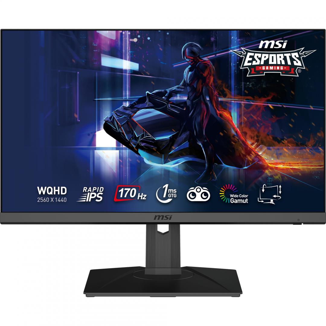 MS-3CD3,MSI,ID1/Black-Black,27,Anti-Glare,Non-touch,Rapid IPS,QHD,LED,Flat,170Hz,1ms,16:9