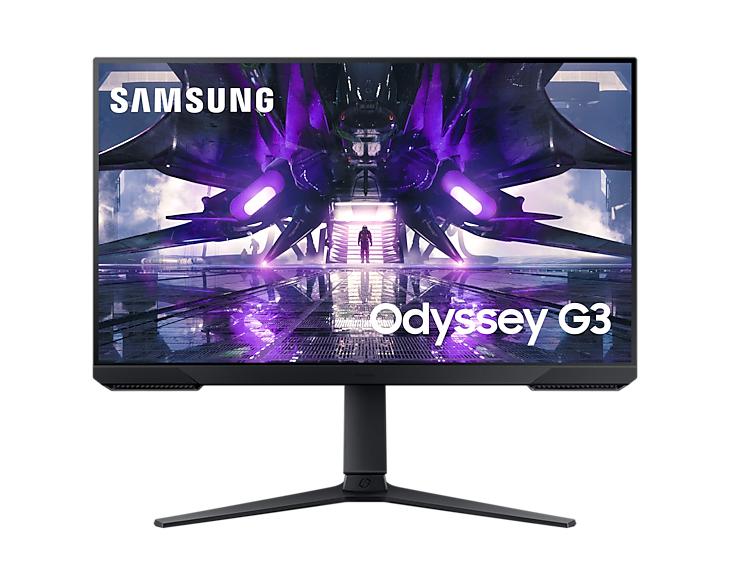 MONITOR SAMSUNG LS27AG300NRXEN 27 inch, Curvature: FLAT , Panel Type:VA, Resolution: 1,920 x 1,080, Aspect Ratio: 16:9, Refresh Rate:144Hz ,Response time GtG: 1 (MPRT) ms, Brightness: 250 cd/m², Contrast(static): 3000 : 1, Contrast (dynamic): Mega DCR, Viewing angl e:178°/178°, Colours: 16.7M